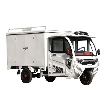 60V 1800W 다중 색상 옵션과 함께 완전히 폐쇄 된 전기 삼자전거 익스프레스 트럭