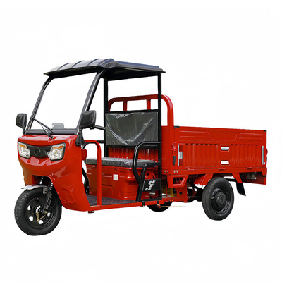 전용 1.6m 큰 파워 화물 전기 트라이사이클 1200W/1500W 반 닫힌 오토바이 트럭