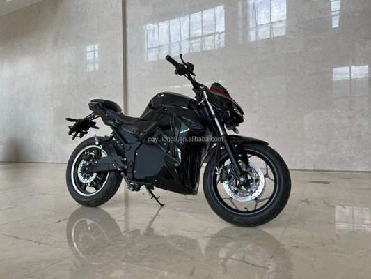 최고속도 100km/h와 디스크 브레이크 시스템으로 72V3000W 전기 레이싱 오토바이크