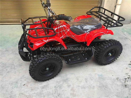 초보자 친화적인 49cc 성인 전기 및 당기 시작 ATV 쿼드 자전거 어린이 MINI ATV